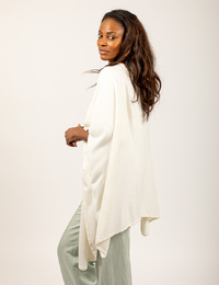 Gigue poncho ecru