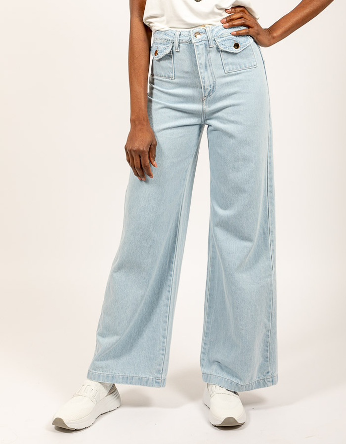 Rinascimento regular fit jeans lichte washing