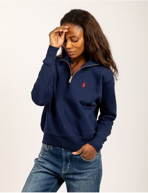 Ralph Lauren Dames lange mouw sweater blauw