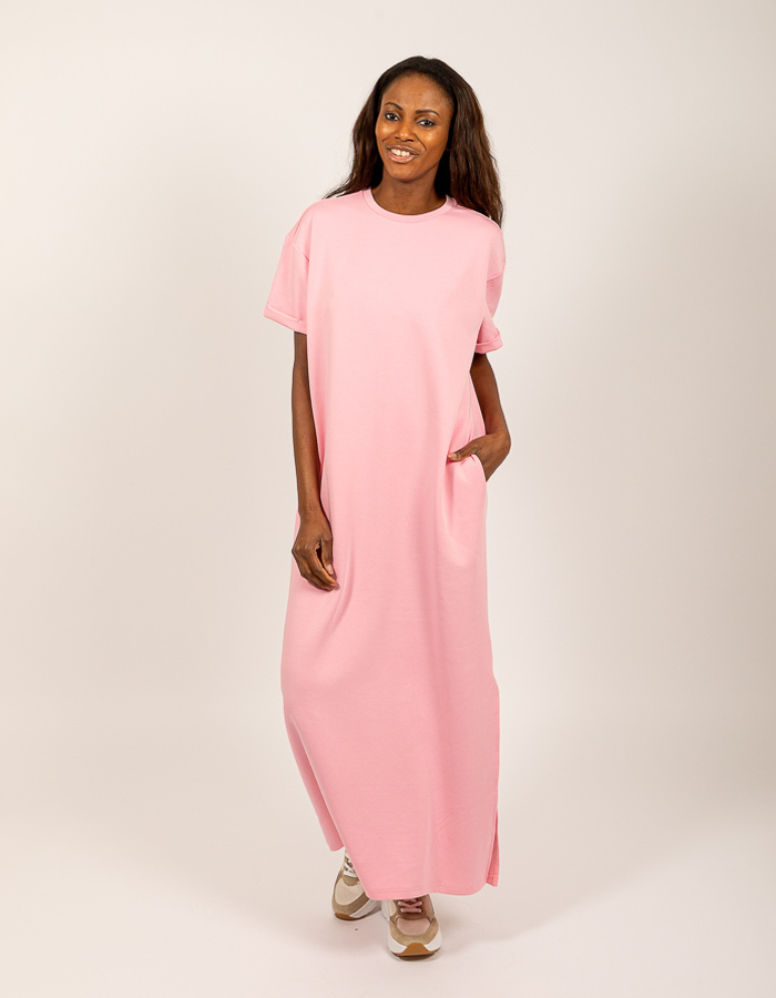 Aimee The Label lang kleed roze