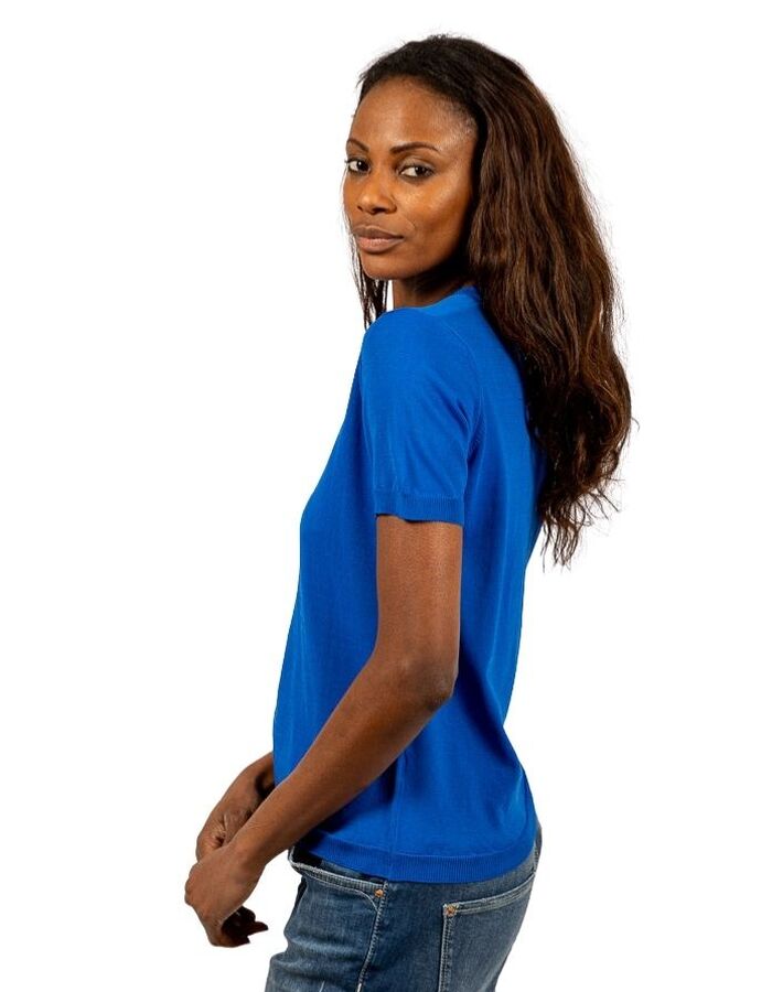 Due Amanti korte mouw pull blauw