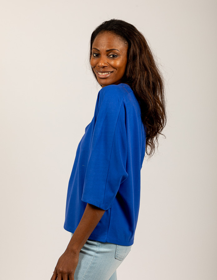 Four Roses sweater blauw