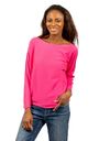 Due Amanti lange mouw pull fuschia