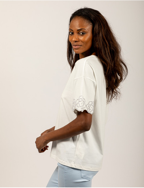 Leo & Ugo t-shirt wit