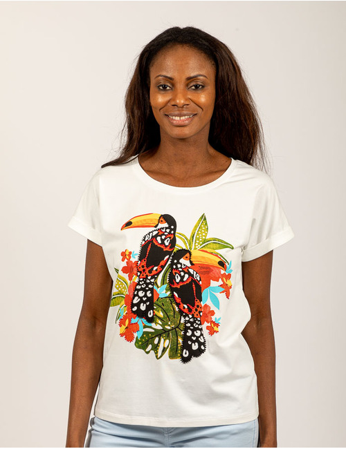 Leo & Ugo t-shirt wit