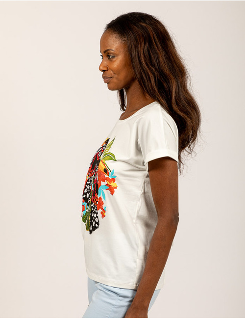 Leo & Ugo t-shirt wit