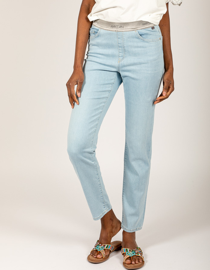 Marccain regular fit jeans lichte washing