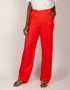 Xandres broek met elatische band rood