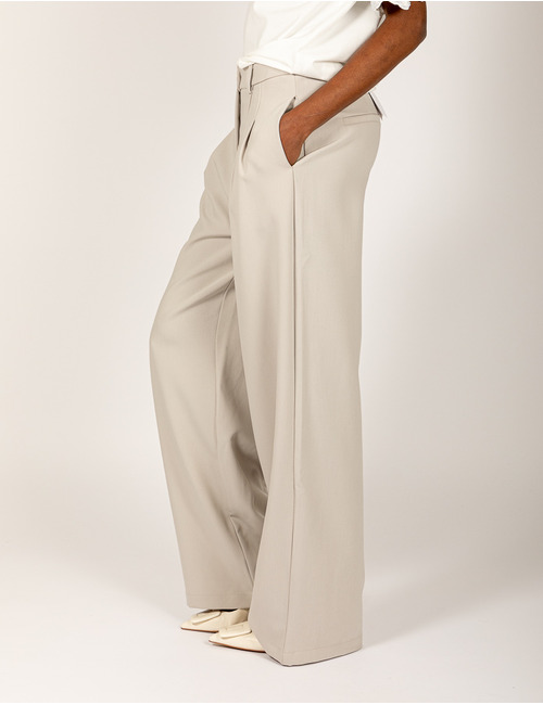 Aimee The Label geklede broek grijs