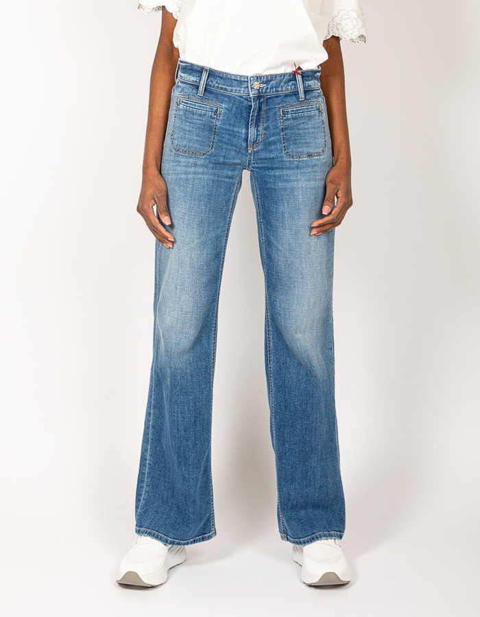 Cambio regular fit jeans midden washing