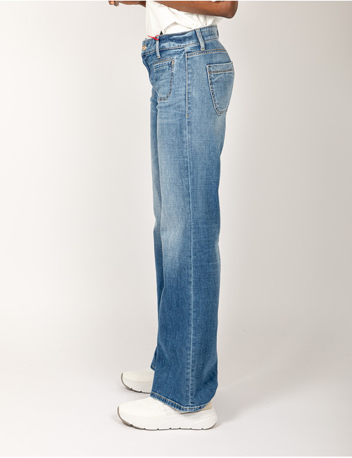 Cambio regular fit jeans midden washing