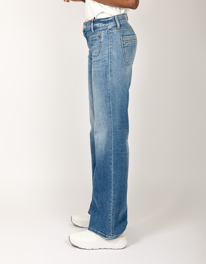Cambio regular fit jeans midden washing