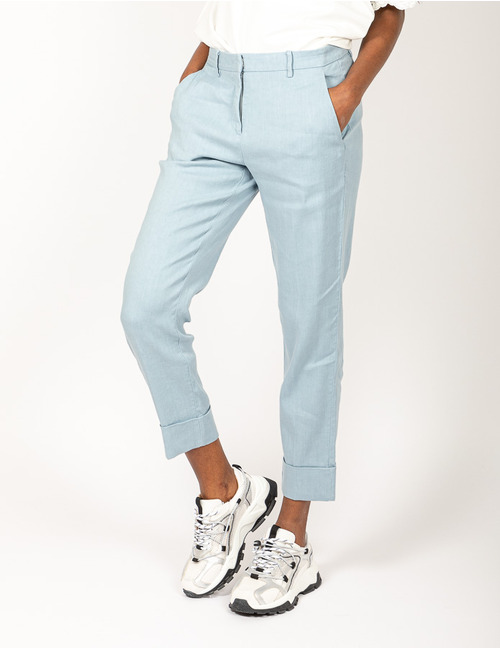 Cambio geklede broek blauw