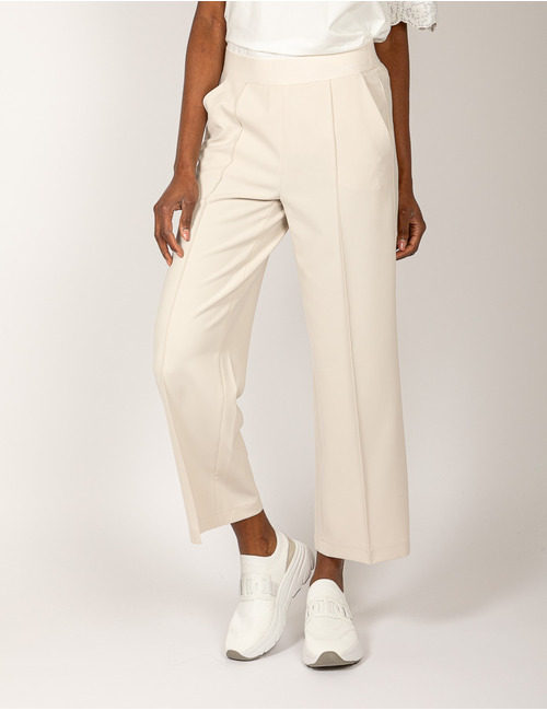 Cambio broek met elatische band beige