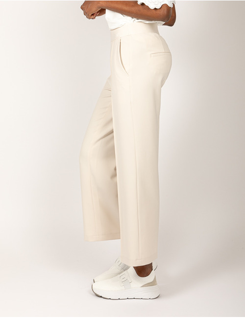 Cambio broek met elatische band beige