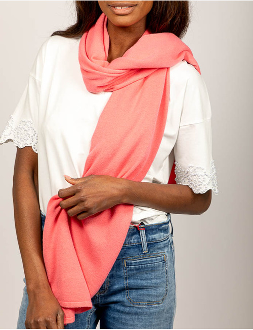 Due Amanti sjaals roze