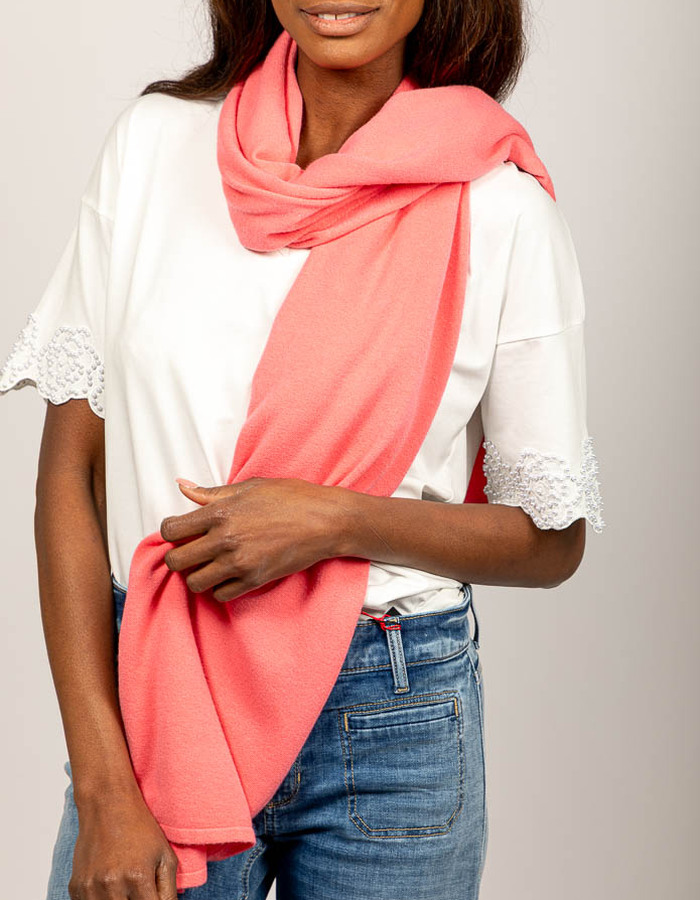 Due Amanti sjaals roze