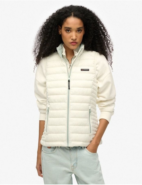 Superdry bodywarmer ecru