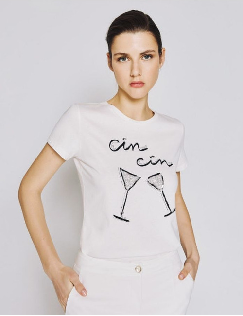 Access t-shirt korte mouw wit