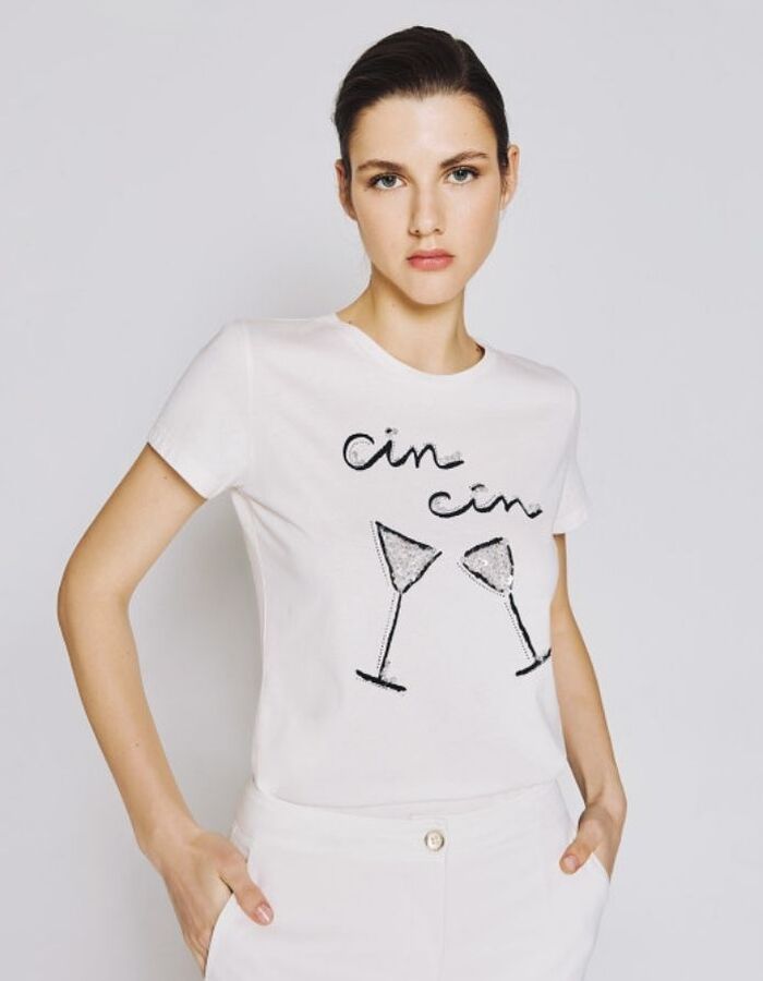 Access t-shirt korte mouw wit