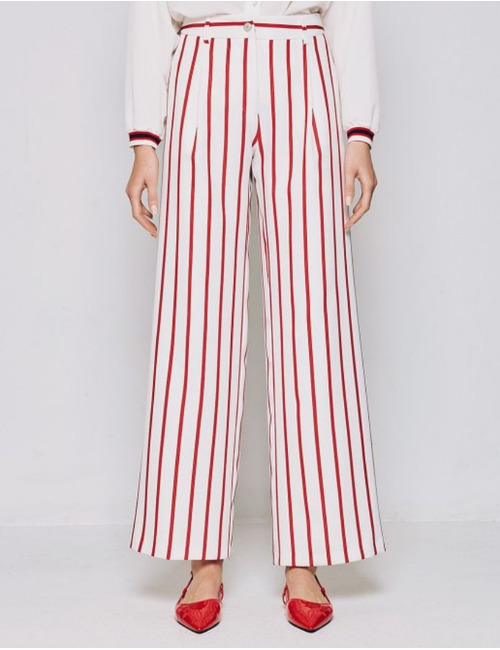 Access geklede broek wit