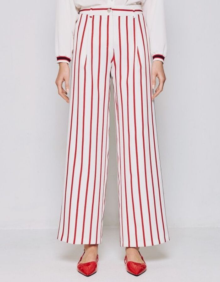Access geklede broek wit