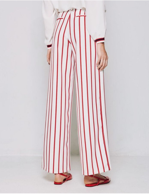 Access geklede broek wit