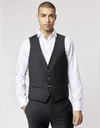 Gilet Slim Fit 5038  Bi-Stretch Zwart  