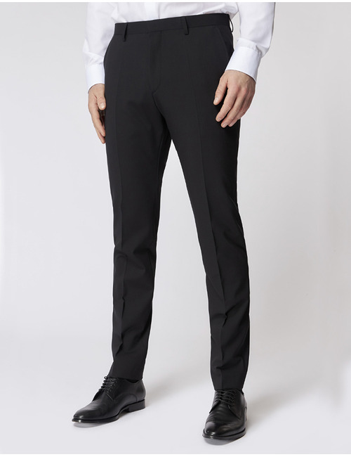 Slim Fit Kostuumbroek 5042 Bi-Stretch Zwart  