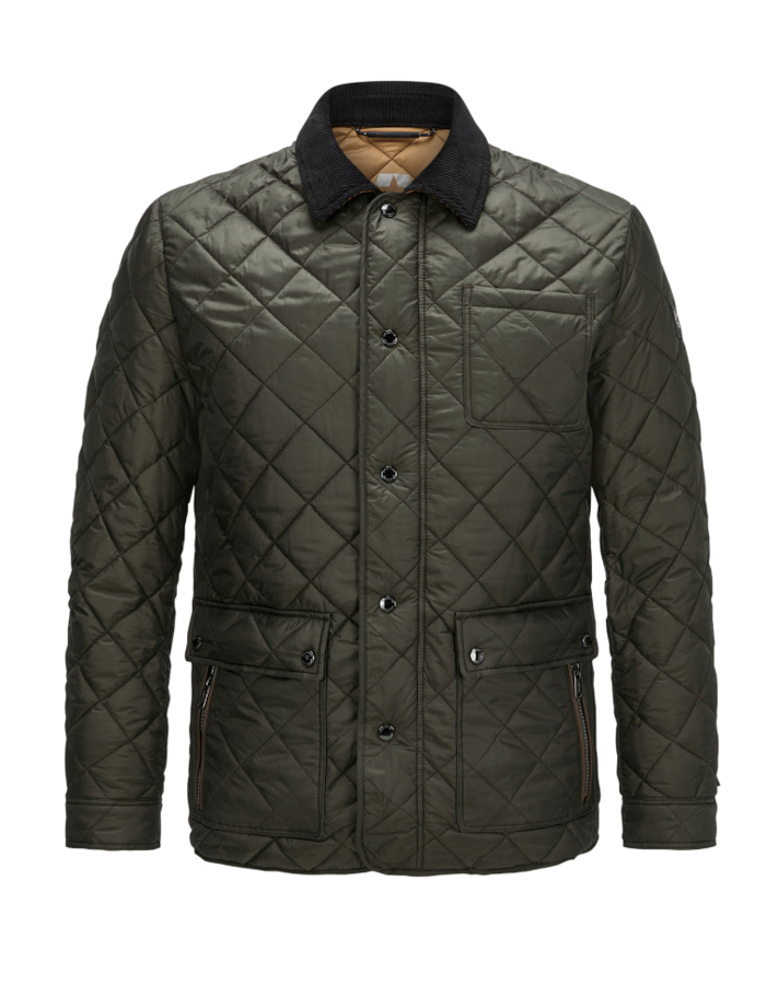 Seattle jas in khaki met waterafstotende afwerking  