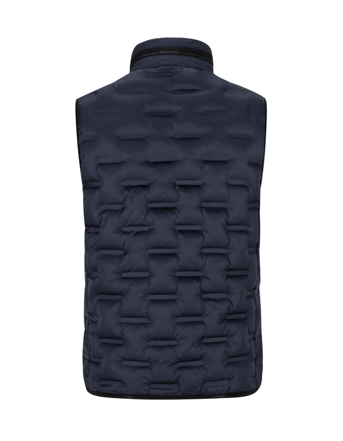 MSMalcom bodywarmer in nachtblauw