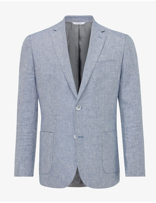 Gentiluomo slim fit blazer blauw