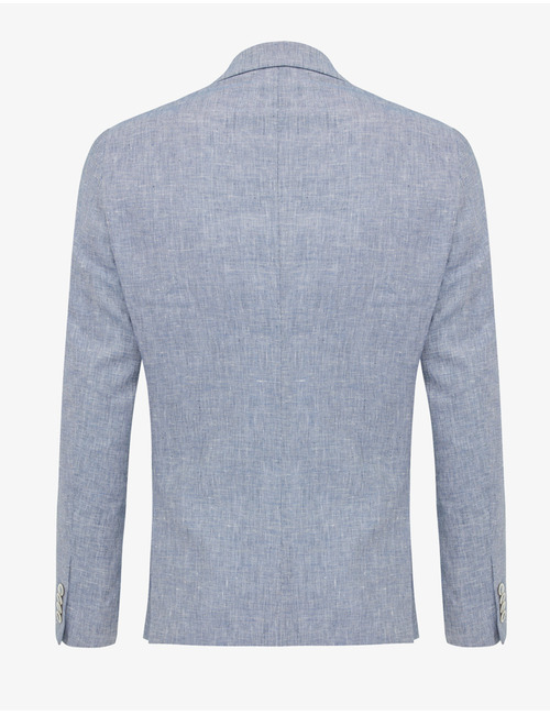 Gentiluomo slim fit blazer blauw