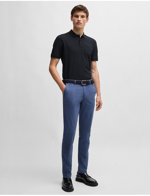 Pallas Regular-fit polo van katoen met logostiksel  