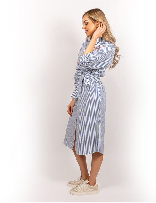Senso midi kleed marine