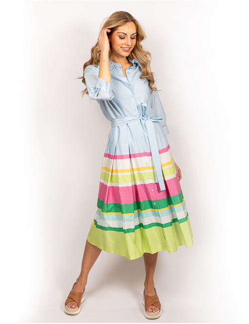 Senso lang kleed blauw