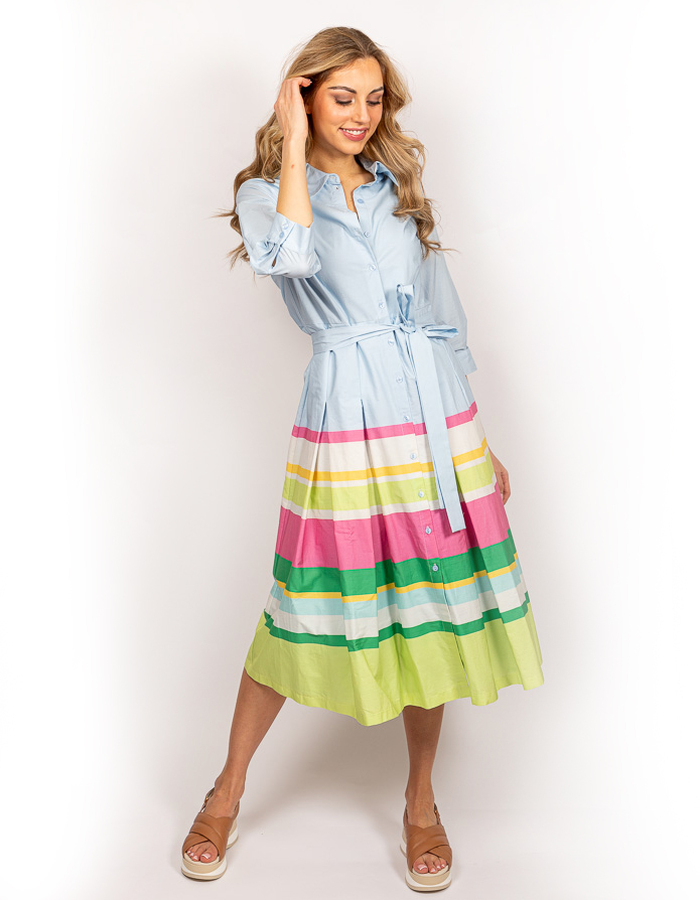 Senso lang kleed blauw