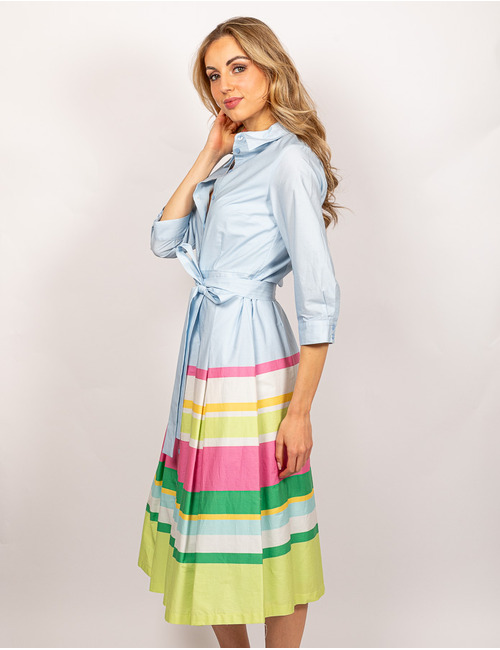 Senso lang kleed blauw