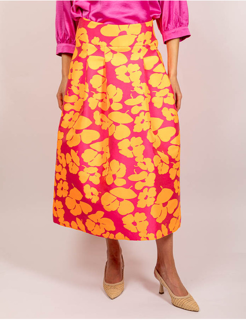 Senso midi rok fuschia