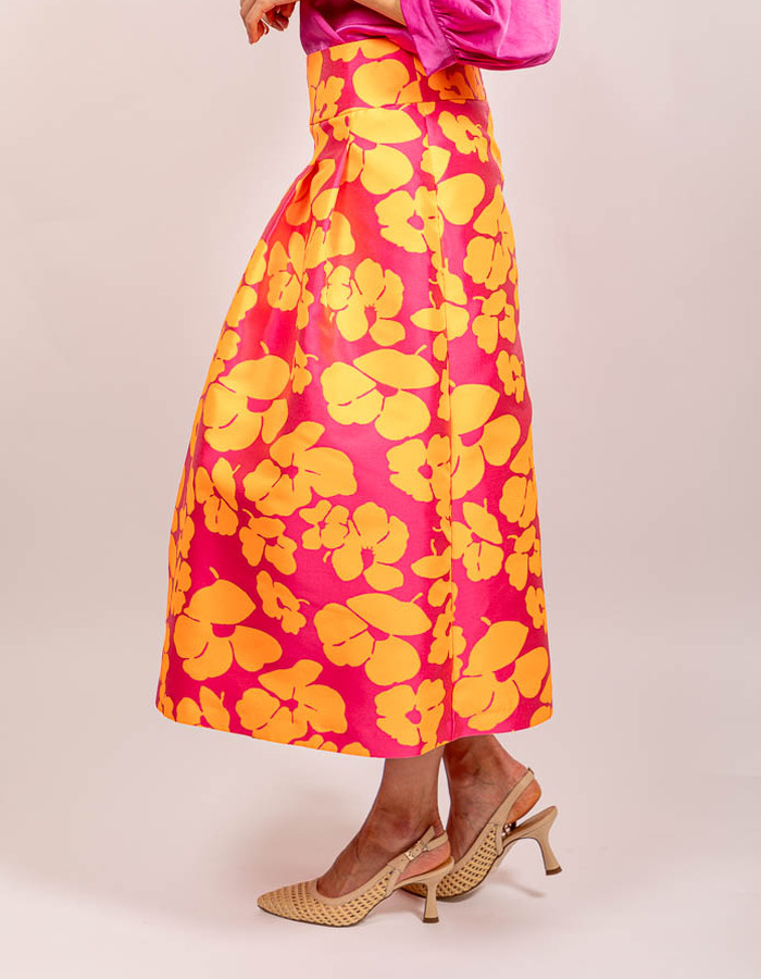 Senso midi rok fuschia