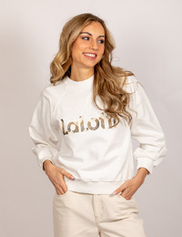 Lalotti lange mouw sweater wit