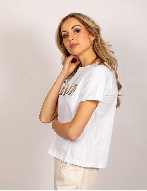 Lalotti t-shirt korte mouw wit