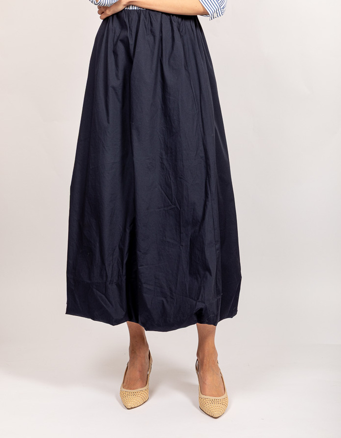 Neo Noir lange rok navy