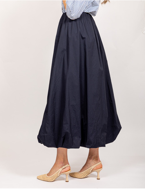 Neo Noir lange rok navy