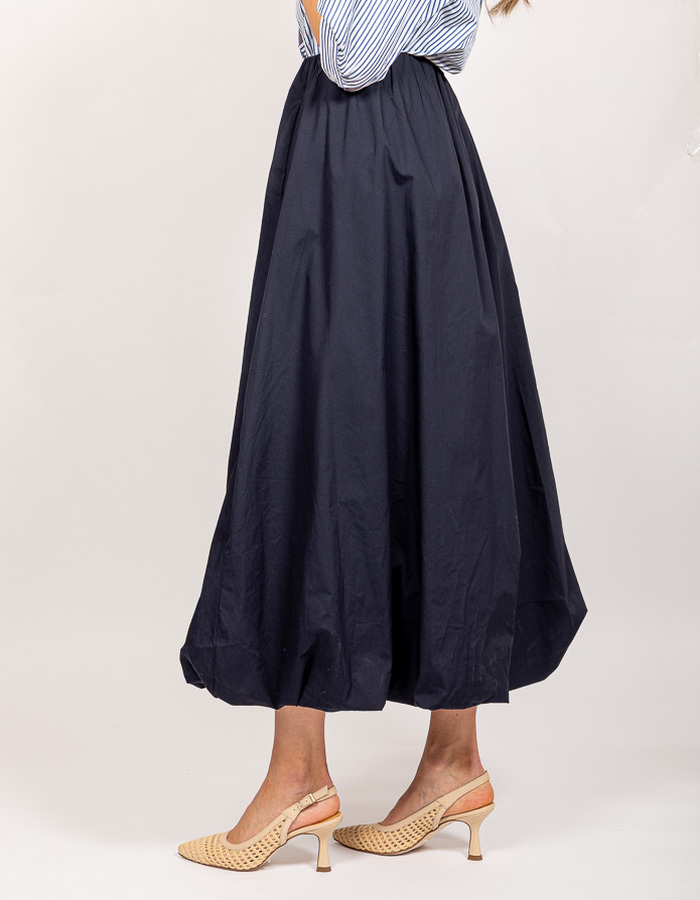 Neo Noir lange rok navy