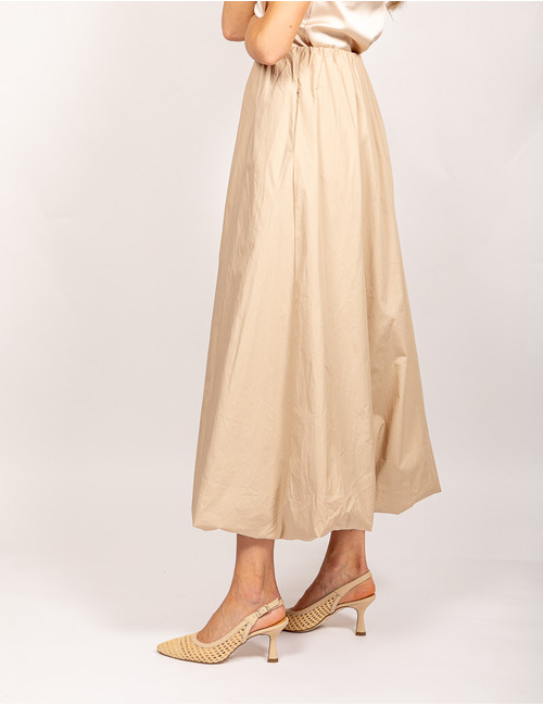 Neo Noir lange rok beige