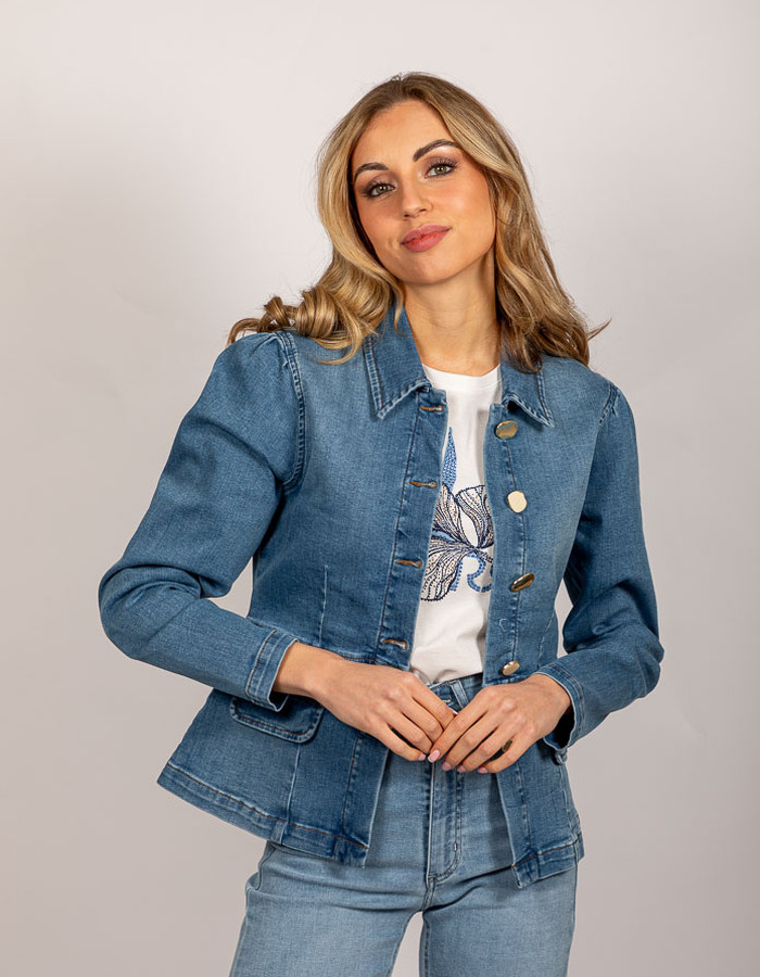 Kocca jeansjas midden washing