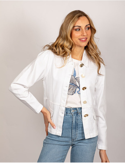 Kocca jeansjas wit