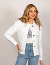 Kocca jeansjas wit