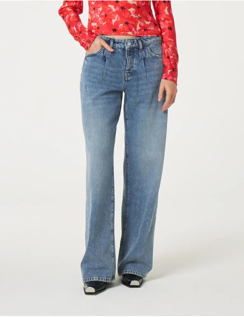 Fabienne Chapot regular fit jeans midden washing